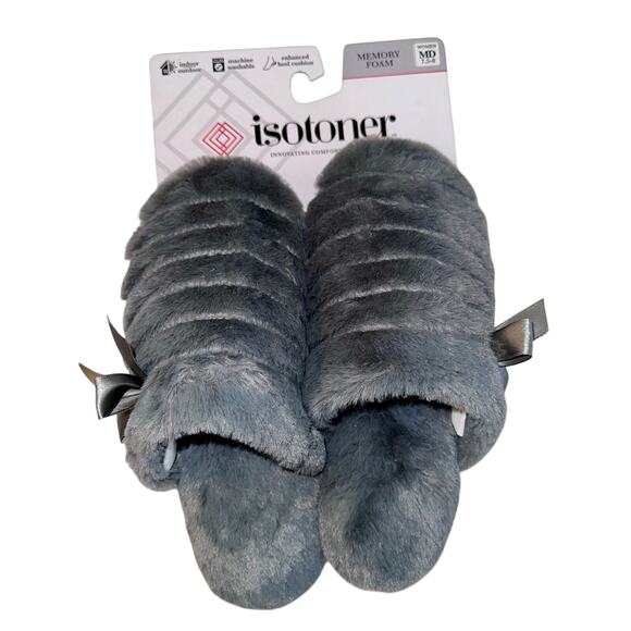 NWT Isotoner Clog Slippers Women's Medium (7.5-8) Indoor/Outdoor Slip On Comfort - Picture 1 of 8